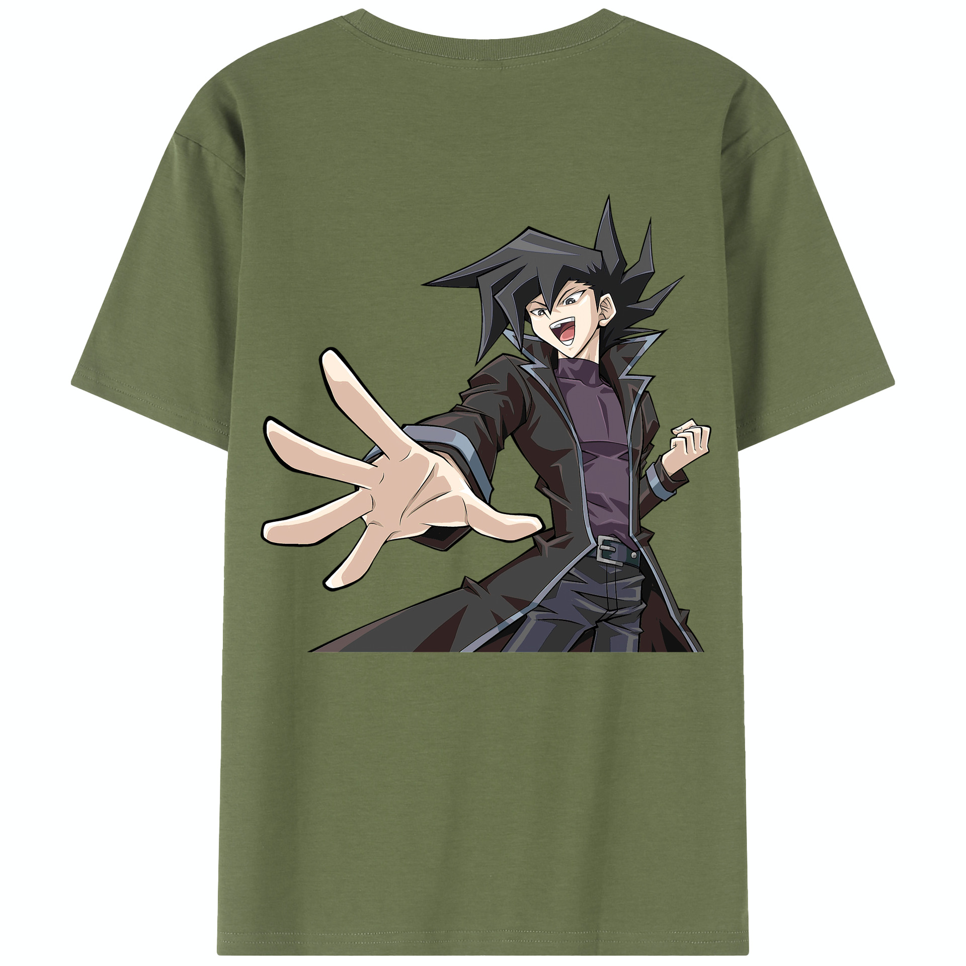 （画像用） 遊☆戯☆王 Yu-Gi-Oh! 綿100％半袖Tシャツ（背面プリント）